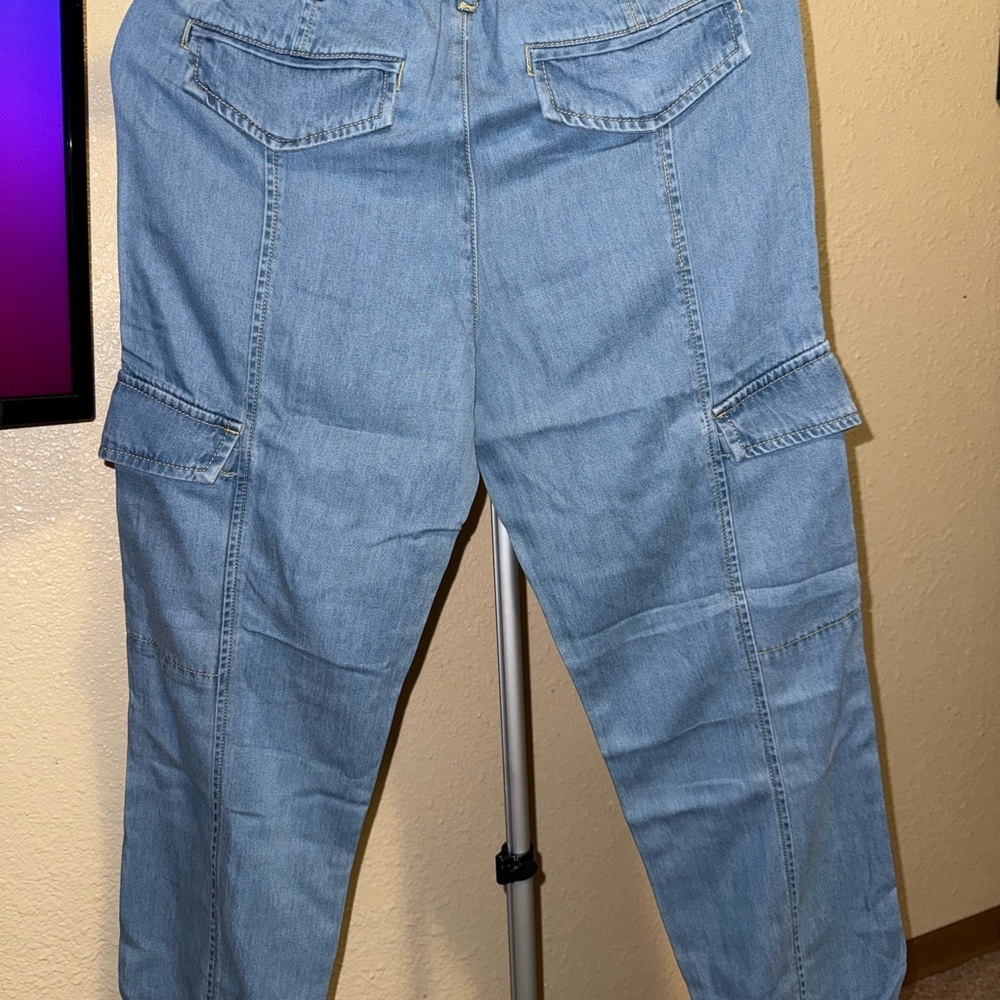 Sanctuary Denim Blue Cargo Joggers​ - Picture 8 of 15